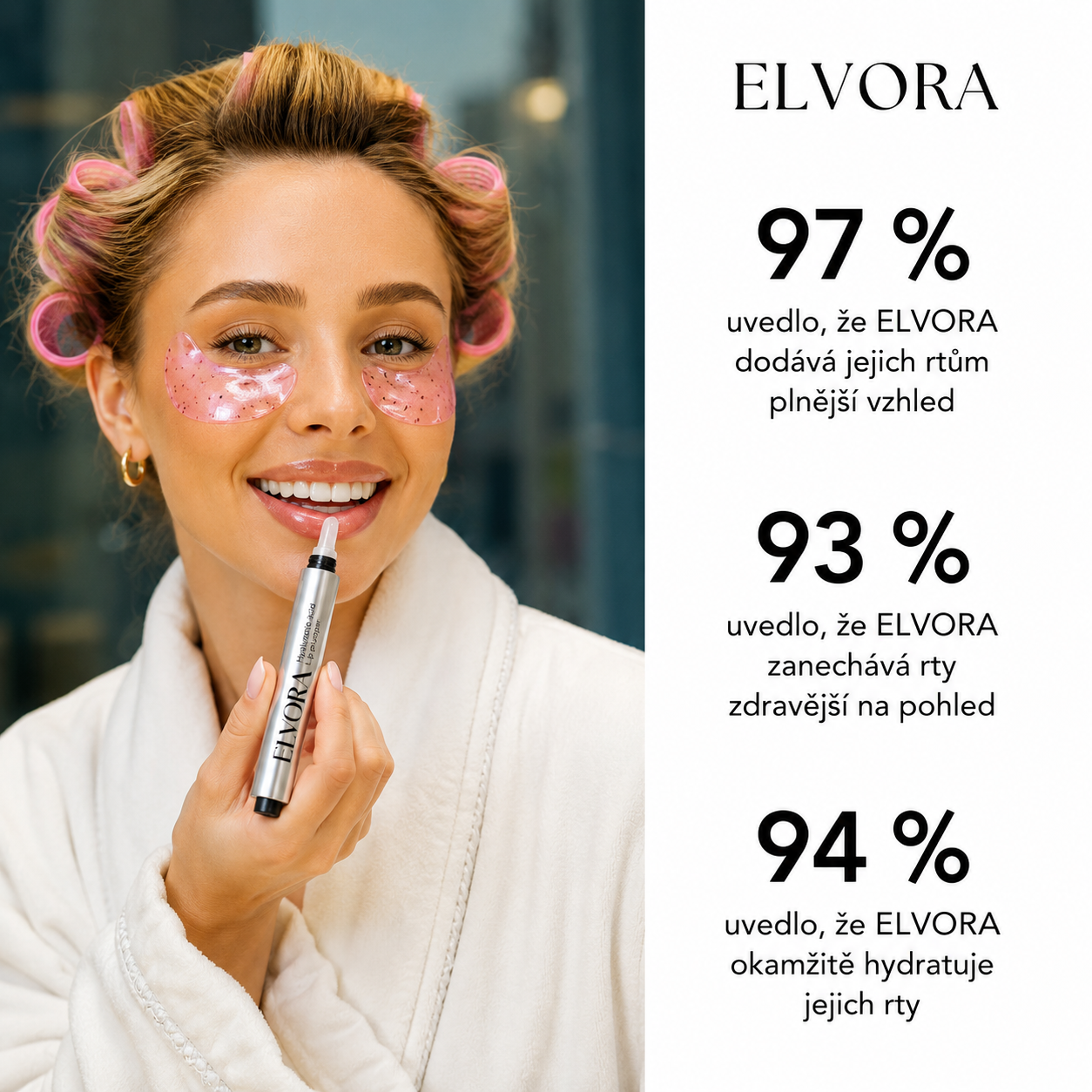 ZDARMA Elvora: Hyaluronic Acid Lip Plumper